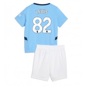 Dětské fotbalový komplet Manchester City Rico Lewis #82 Domácí košile 2024-25 Krátkým Rukávem